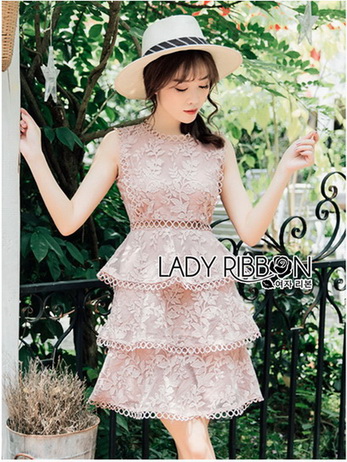 Lady Layla Baby Pink Ruffle Layered