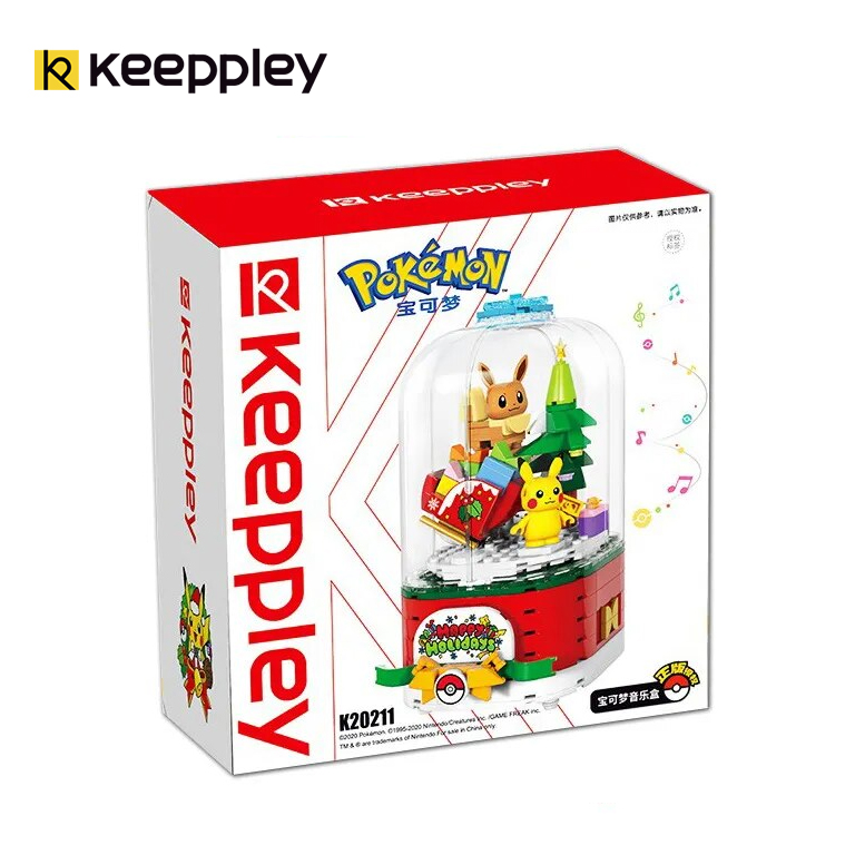 (สินค้าลิขสิทธิ์แท้) ชุดตัวต่อการ์ตูน Pokemon x Keeppley : Music Box