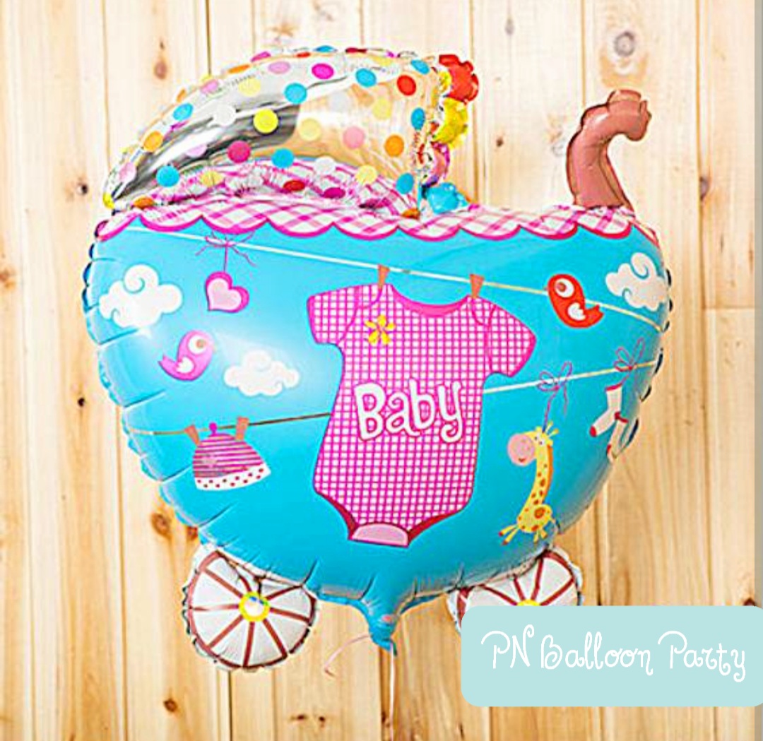 ลูกโป่งรถเข็นเด็ก Baby Stroller Balloons