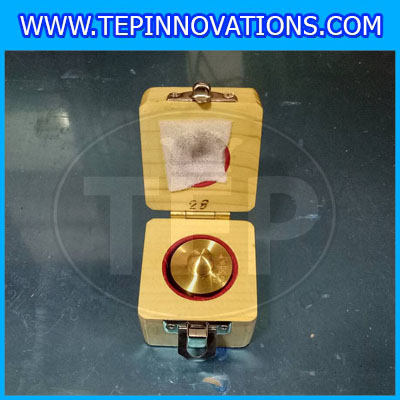 ตุ้มน้ำหนักทองเหลืองมาตรฐาน50g สำหรับสอบเทียบเครื่องชั่งน้ำหนักดิจิตอลทุกชนิด สอบเทียบน้ำหนักชั่งไม่เกิน50g