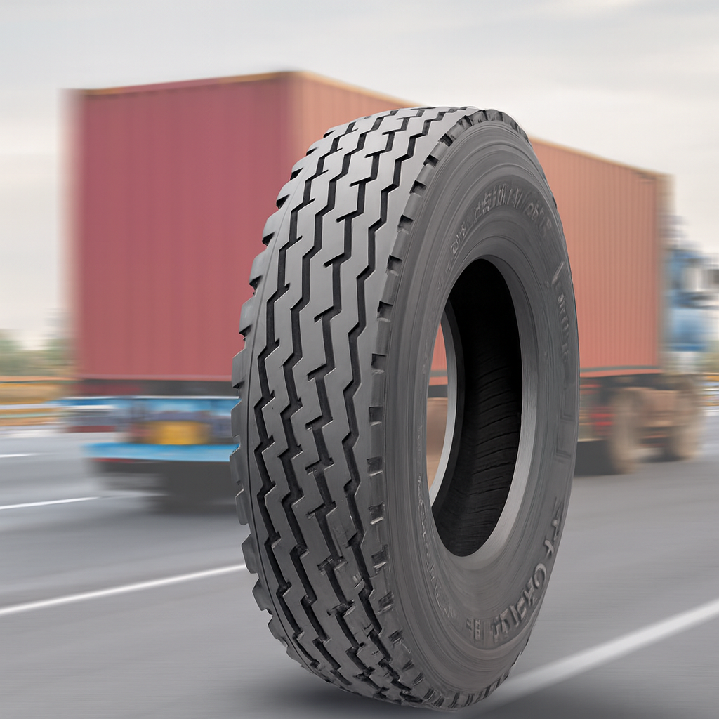 ยางรถบรรทุก เรเดียล ขนาด 11R22.5 รุ่น DA262 ชนิด T/L 18PR (ลายสายฟ้า) ยี่ห้อ DOVROAD