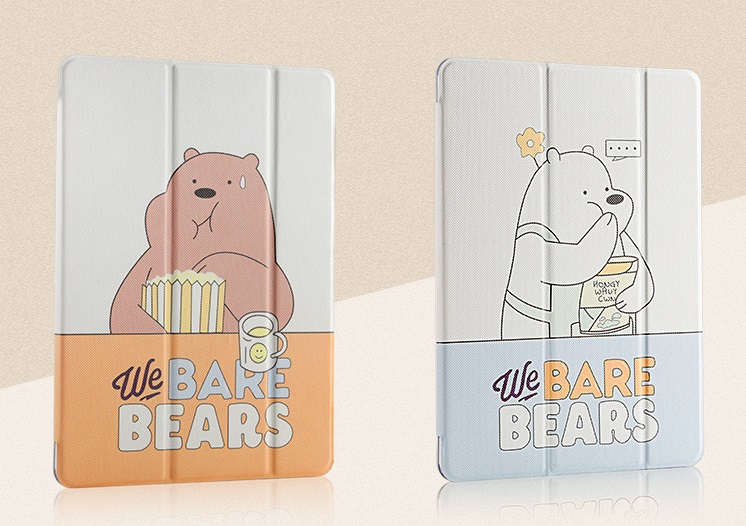 เคสการ์ตูนหลังใส Slim Smart Cover - เคสไอแพดมินิ 1/2/3