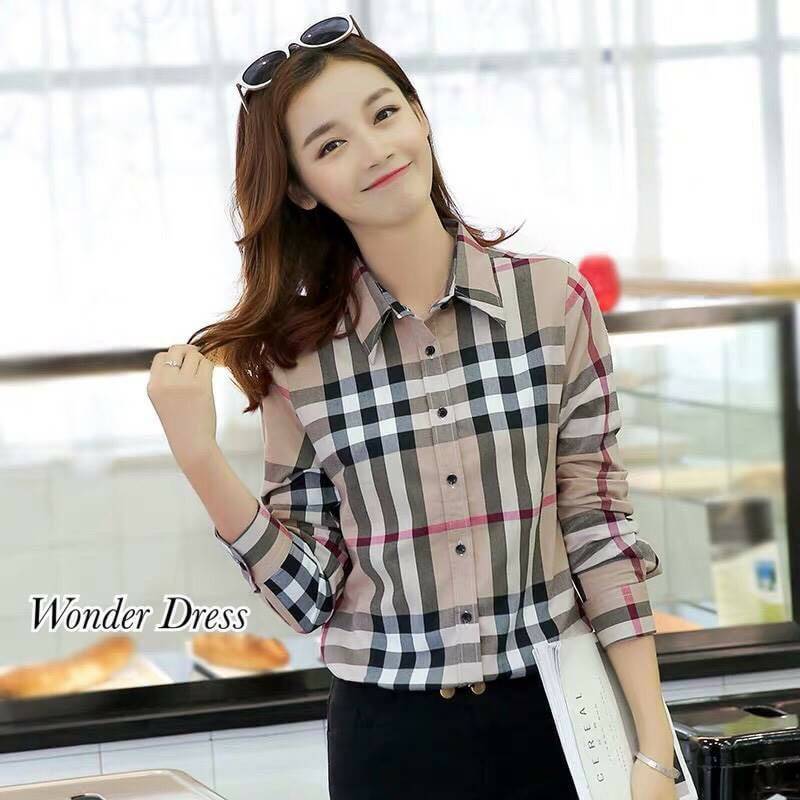 เสื้อเชิ้ตลายเอกลักษณ Burberry