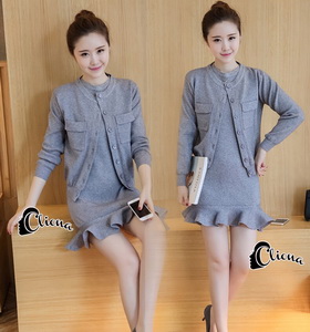 เสื้อคลุมแขนยาวกระดุมหน้า