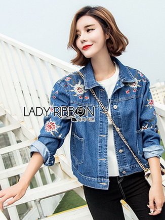 Lady Denim Jacket แจ๊กเก็ต