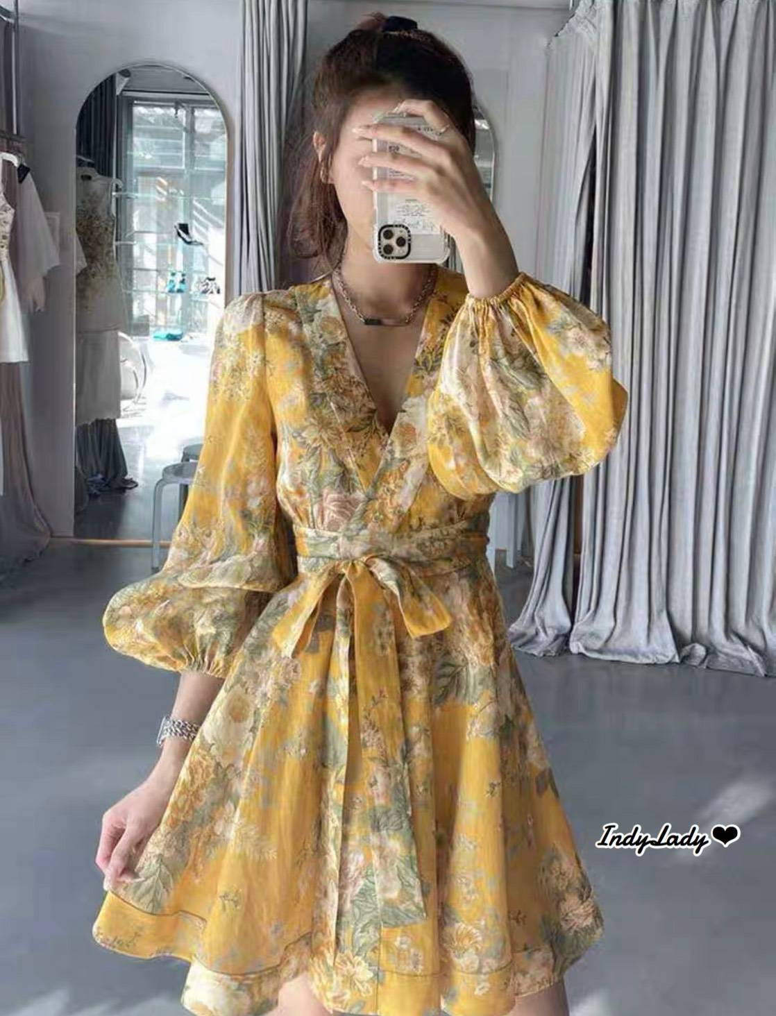 Mini Dress ทรงสวย ไขว้หน้า
