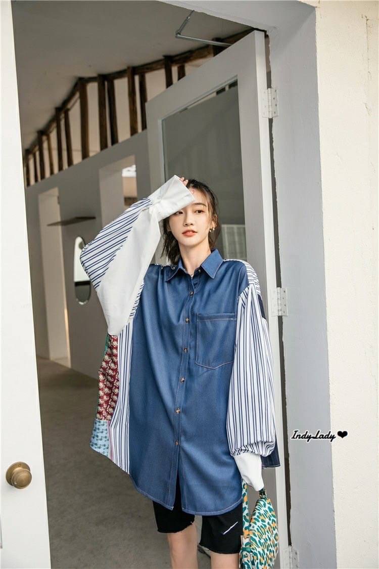 เสื้อเชิ้ต คอปก แขนยาว