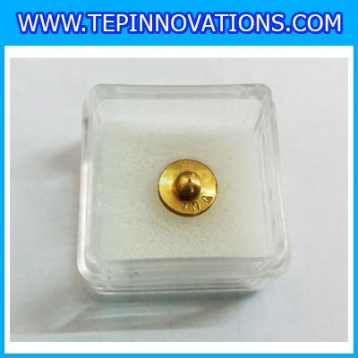 ตุ้มน้ำหนักทองเหลืองมาตรฐาน1กรัม พร้อมกล่องพลาสติก สำหรับสอบเทียบเครื่องชั่งน้ำหนักดิจิตอลทุกชนิด สอบเทียบน้ำหนักชั่งไม่เกิน1กรัม