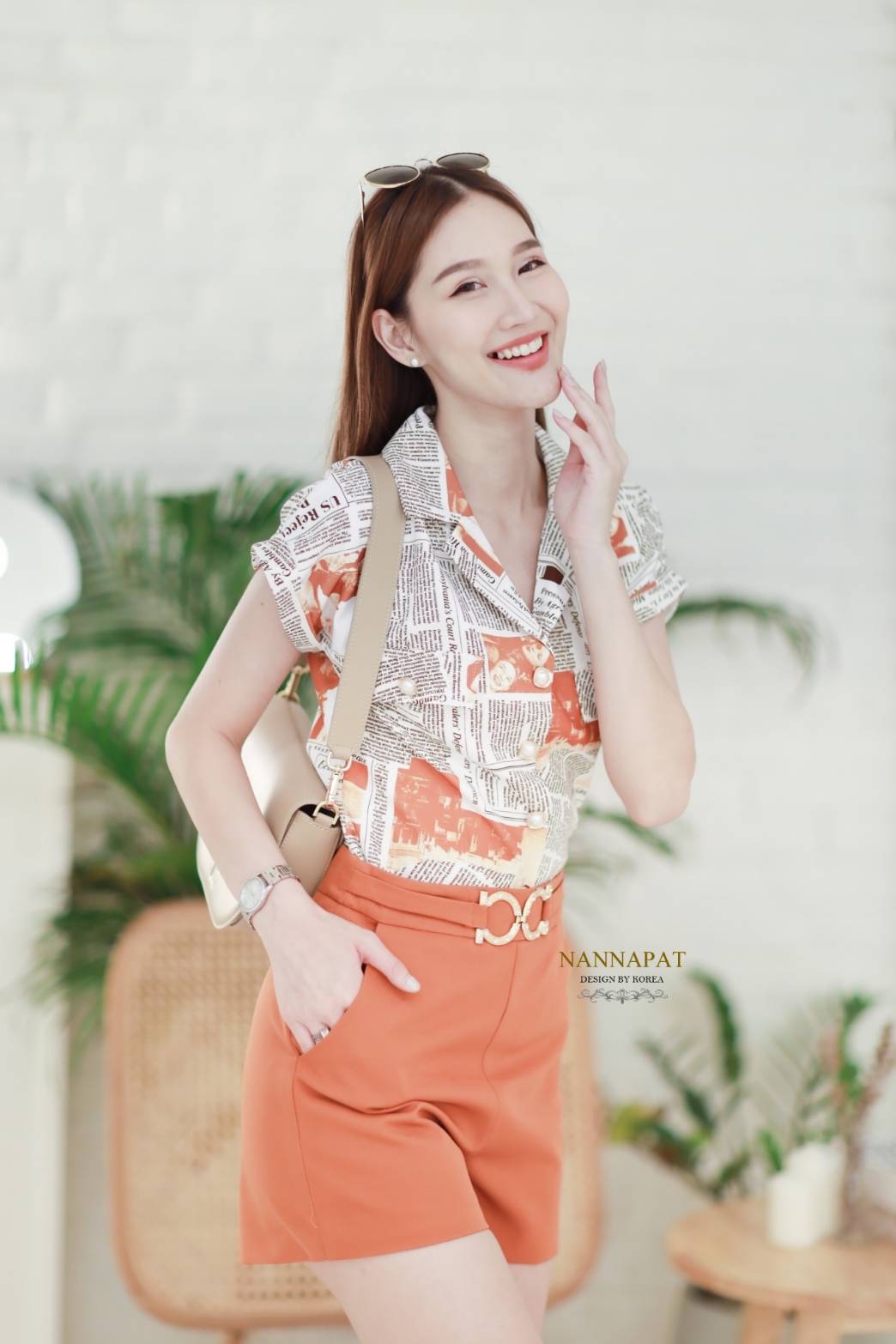 เสื้อกระดุมหน้า ลายเก๋ไก๋