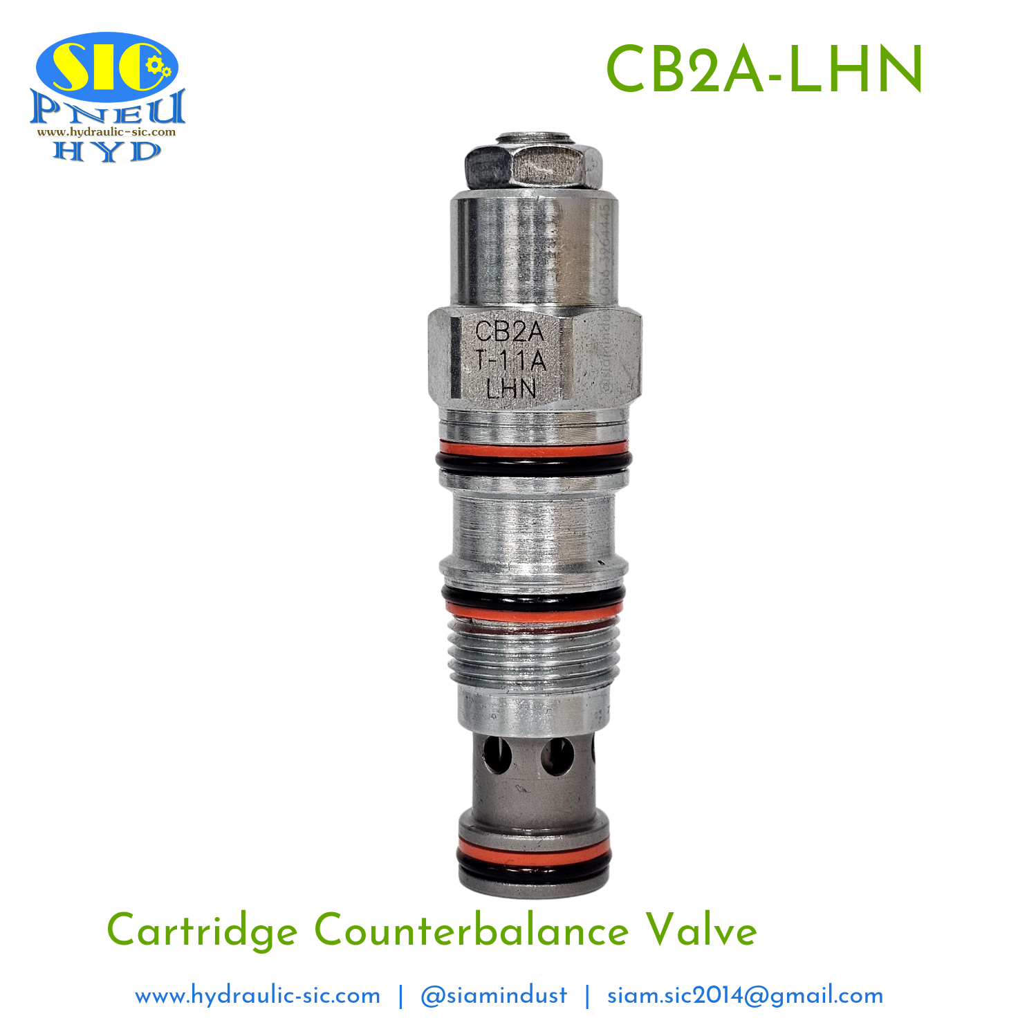 CB2A-T11A-LHN Cartridge Counterbalance Valve (สเปคเทียบ CBCA-LHN ของ SUN Hydraulic)