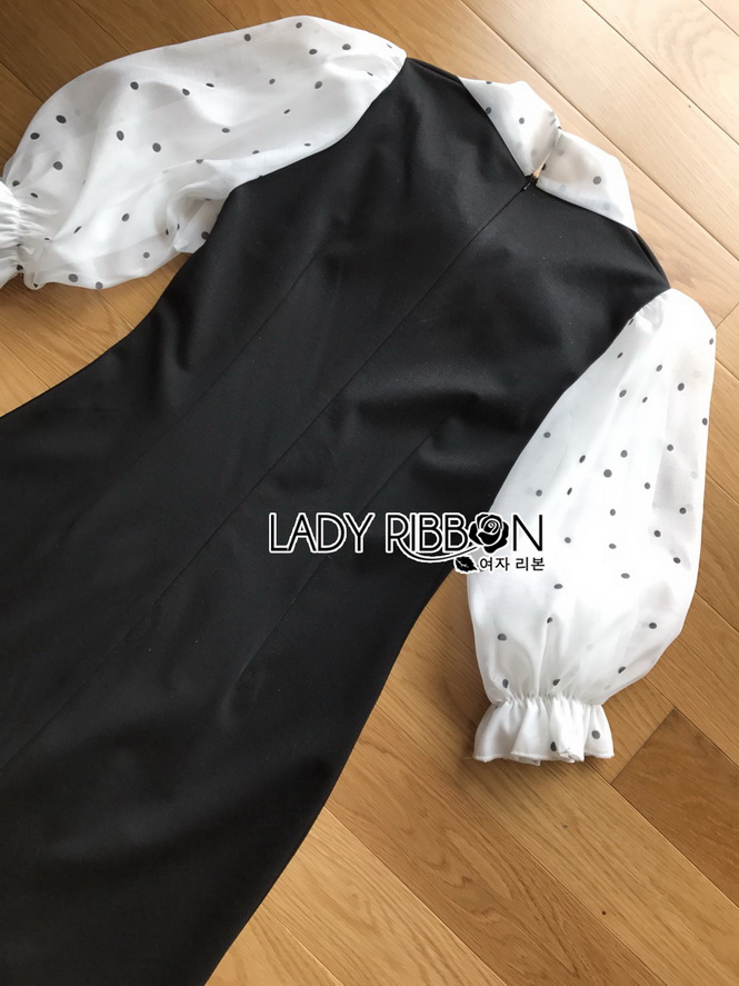 Chiffon and Crepe Dress Lady Ribbon ขายเดรส