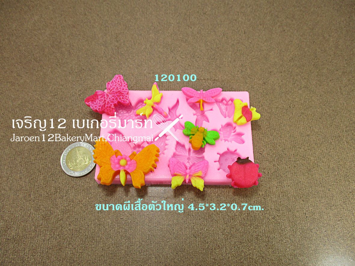 โมลซิลิโคน รวมผีเสื้อ แมลง และเต่าทอง