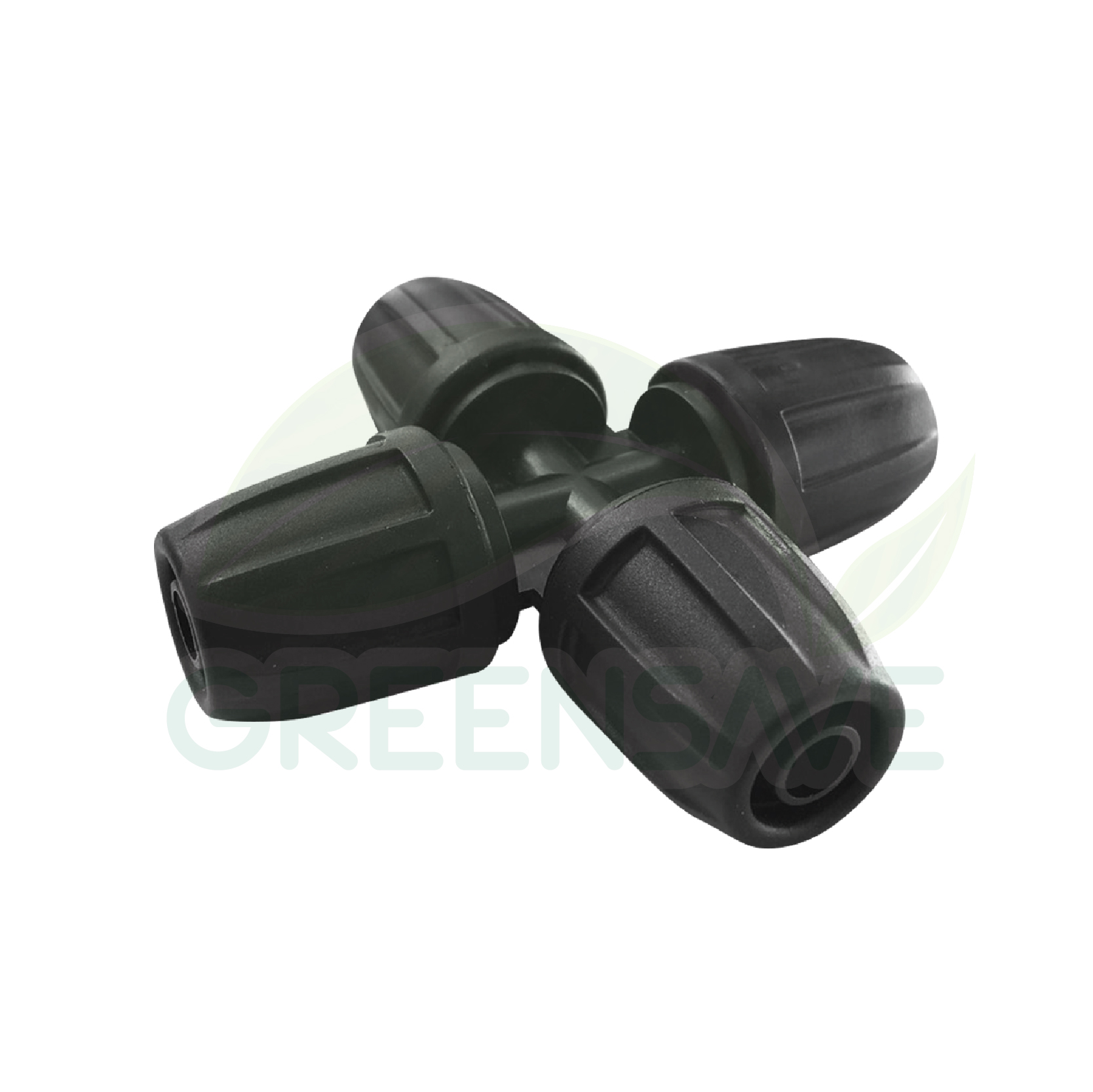 ข้อต่อสายไมโคร พร้อมตัวล็อคสาย 8/12 mm สี่ทาง (แพ็ค 20 ชิ้น)