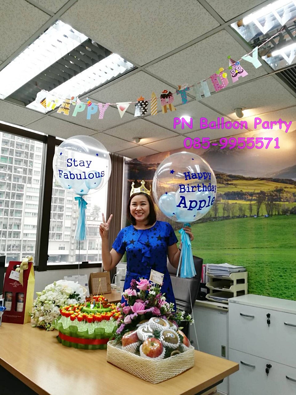 ครบเครื่องวันเกิด ลูกโป่งบับเบิ้ล ป้ายตกแต่ง และมงกุฏสุดหรู ขอบคุณ รีวิวสวยๆ จากลูกค้าทุกท่านค่ะ