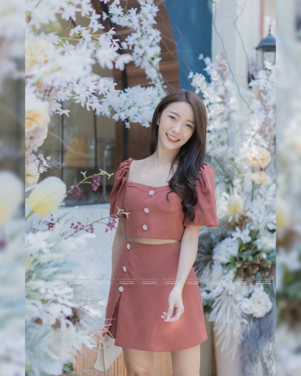 ชุดเซทกระโปรงกางเกง