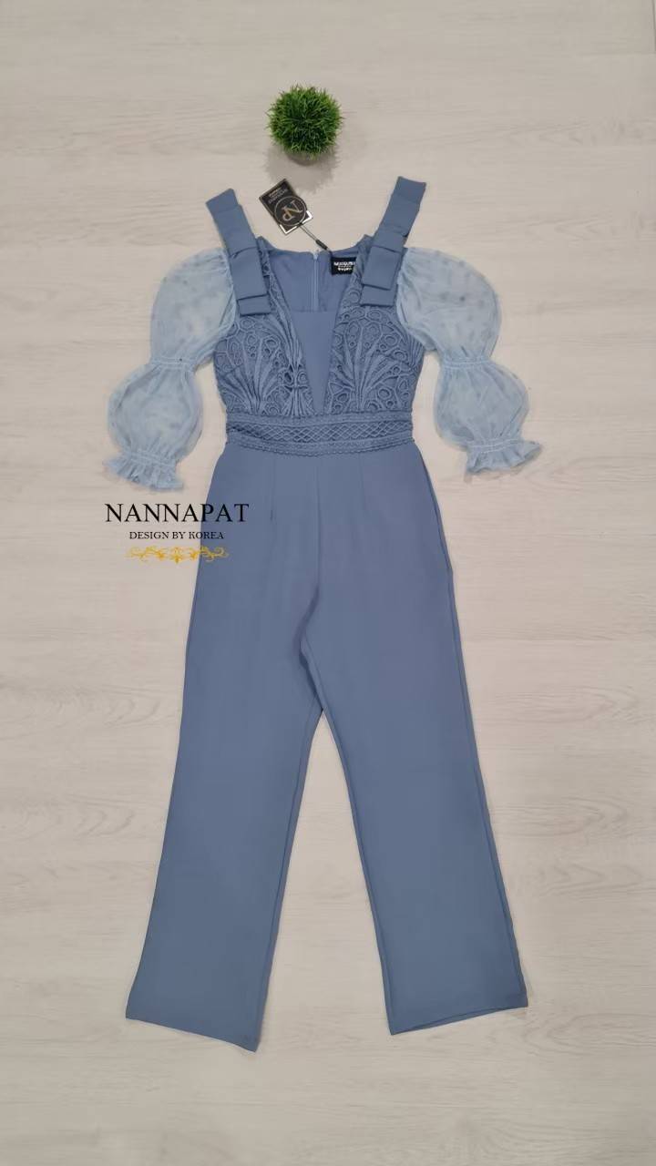 จััมสูทงานซิปหลัง มีฟองน้ำอก