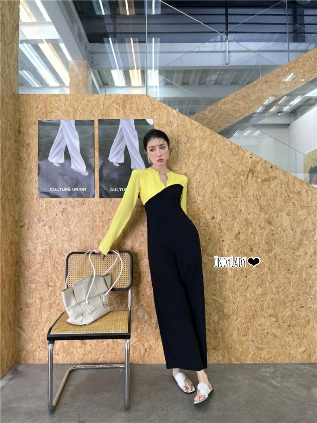 Jumpsuit ขายาว แขนยาว