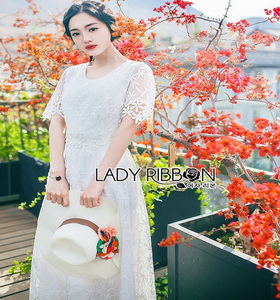 Maxi Dress Lady Ribbon เดรสยาว