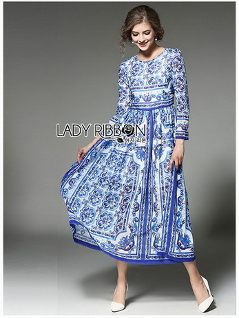 Maxi Dress Lady Yves Italian Dream Blue