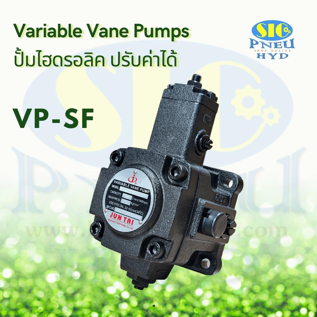 VP-SF08,12,15,20,30,40-D : Variable Vane Pump , ปั้มไฮดรอลิคแบบใบพัด ปรับค่าได้ JUNTAI
