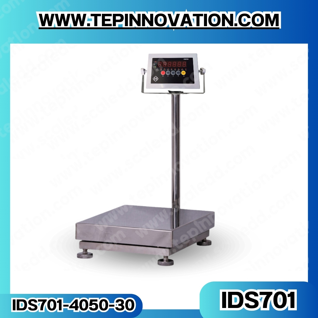 เครื่องชั่งน้ำหนักดิจิตอล พิกัด30kg ค่าละเอียด2g ยี่ห้อ SDS รุ่น IDS701 ขนาดแท่น40*50cm.