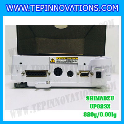 เครื่องชั่งดิจิตอล ทศนิยม 3 ตำแหน่ง รุ่น UP823X 820gx0.001g เครื่องชั่งละเอียดสูง820g เครื่องชั่งน้ำหนัก820g ตาชั่ง820กรัม พิกัดน้ำหนัก 820g ความละเอียด 0.001g ยี่ห้อ SHIMADZU รุ่น UP823X