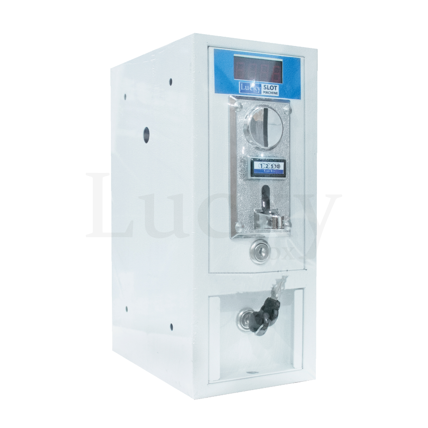 กล่องหยอดเหรียญรับทุกเหรียญ ระบบจับเวลา LK-99 พร้อมบอร์ด 30A