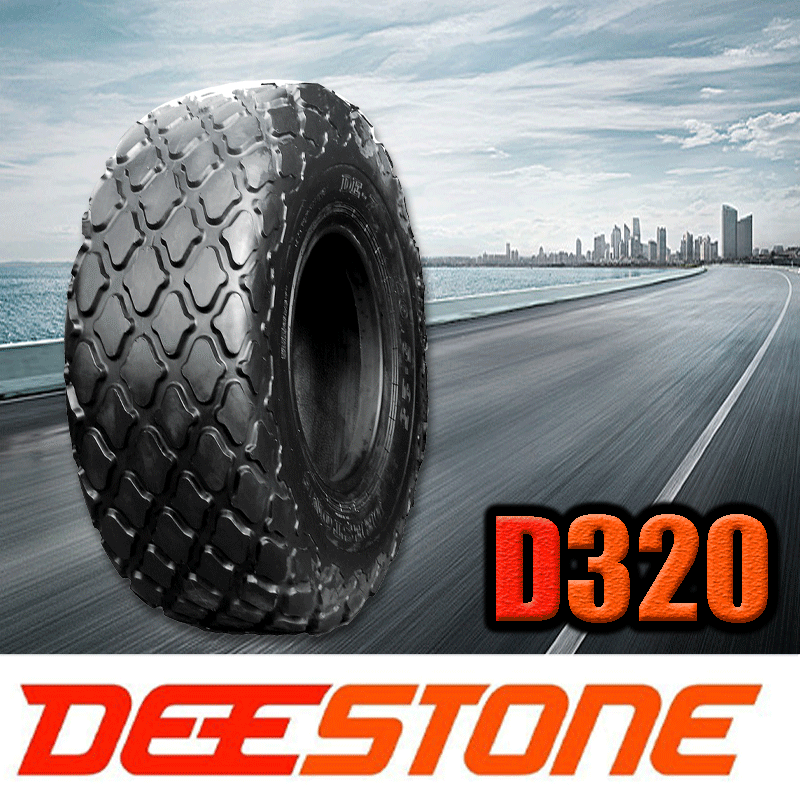 ยางรถขนดินขนาดใหญ่ ยี่ห้อ DEESTONE รุ่น D320 ขนาด 20.5-25 , 23.1-26
