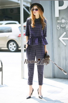NA07290816 🎉Normal Ally Present autumn collection casual shirt and pant set🎉 (เสื้อ+กางเกง, มีซับใน)
