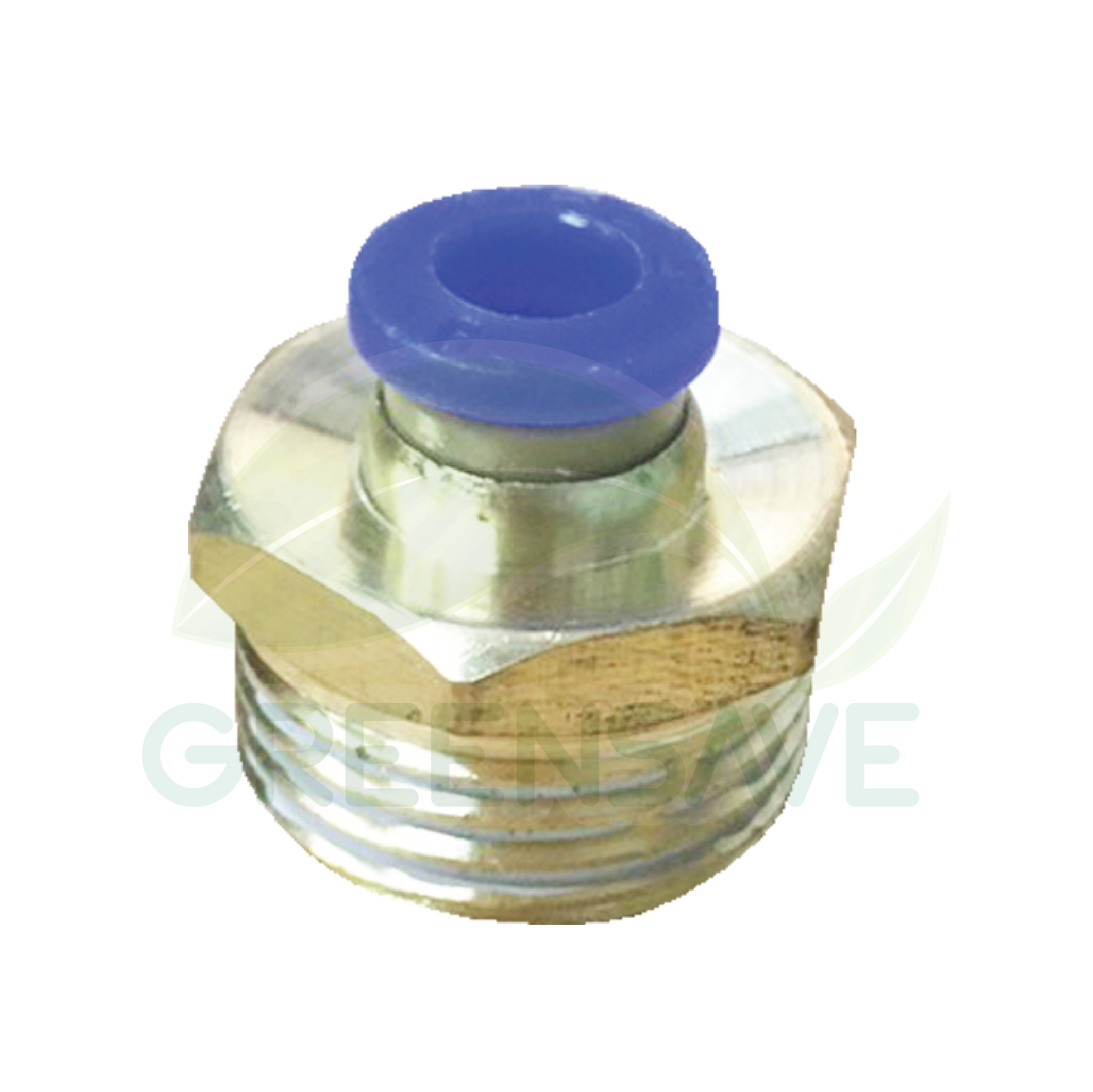 ข้อต่อ ขนาด 6 mm เกลียวนอก 4 หุน สำหรับสายน้ำPU และหัวพ่นหมอก