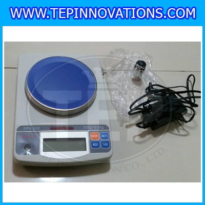 เครื่องชั่งละเอียดสูงทศนิยม2ตำแหน่ง รุ่น EPS พิกัด 300g x 0.01g เครื่องชั่ง300g เครื่องชั่งดิจิตอล300กรัม เครื่องชั่งน้ำหนัก300g ตาชั่งดิจิตอล300กรัม ตาชั่งละเอียดสูง300g รุ่น EPS-302