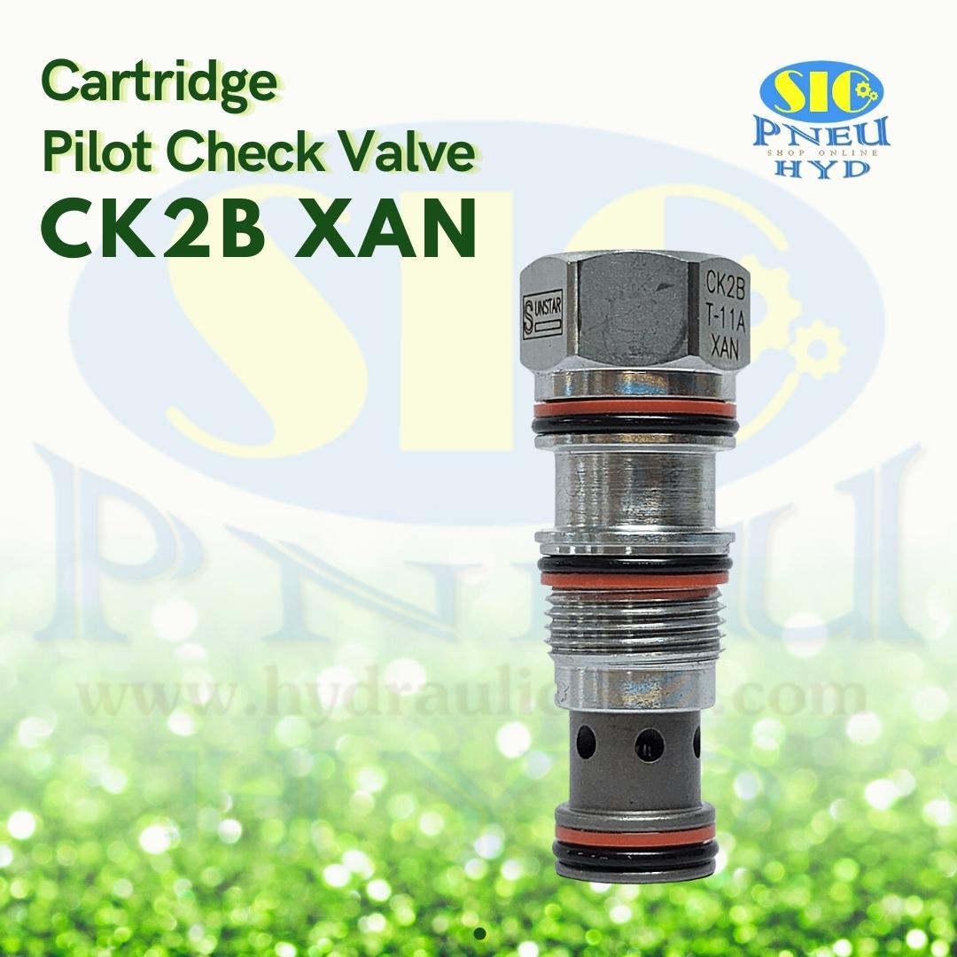 CK2B-T11A-XAN Cartridge Pilot Check Valve เทียบ SUN Hydraulic รุ่น CKCB-XAN