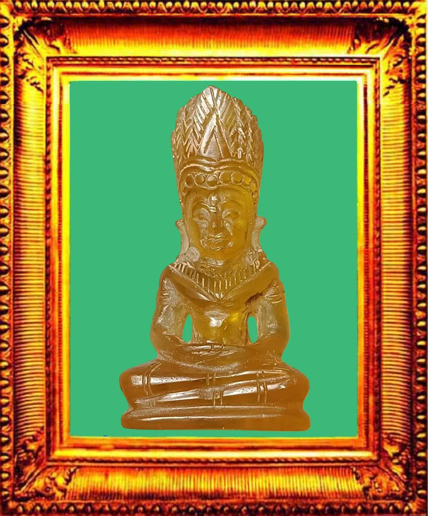 พระบูชารัตนชาติกรุฮอดหน้าตัก 1.2 นิ้ว