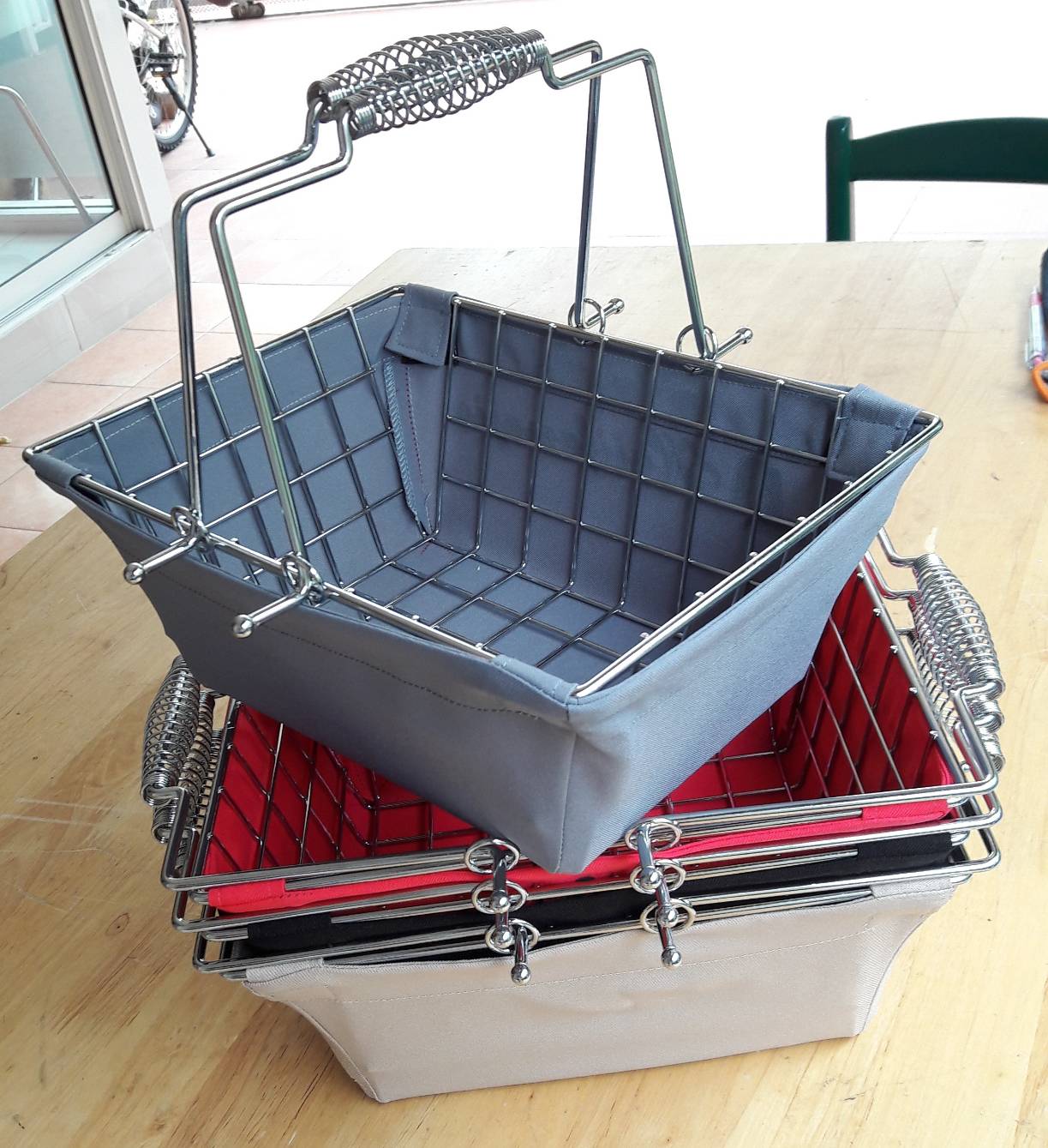 ตะกร้าคอสเมติค+ผ้าหุ้ม