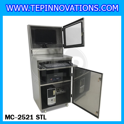 Mobile Computer Stainless ตู้คอมพิวเตอร์สแตนเลส Mobile Computer รุ่น MC-2521