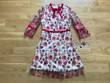 Embellished Lace Dress เดรสผ้าลูกไม้