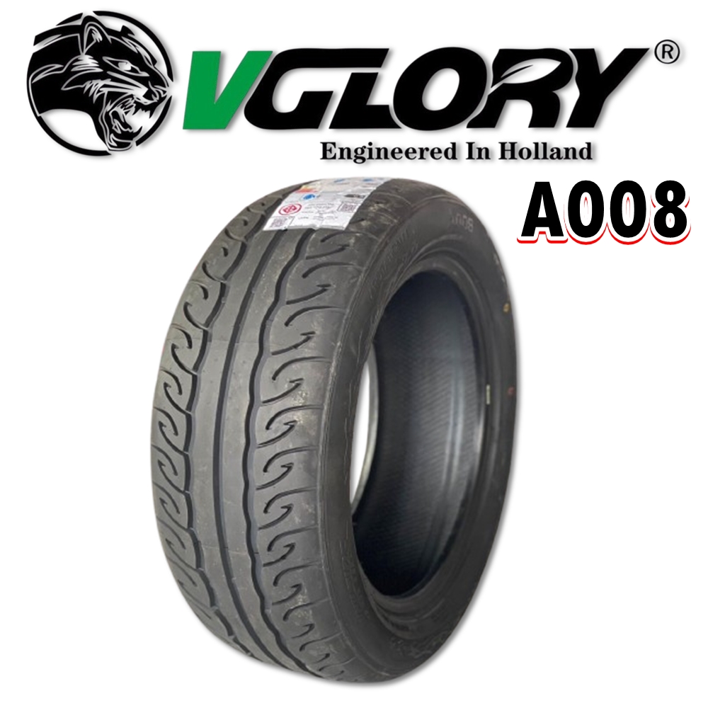 ยางรถยนต์ ขนาด 245/45R18 ,275/40R18 ,255/50R18 ,255/55R18 ,265/60R18 รุ่น A008 (ลายไฟ) ยี่ห้อ VGLORY (แถมจุ๊บลม)