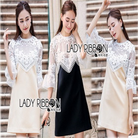 Lace Dress เดรสผ้าลูกไม้สีขาว