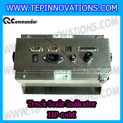 หัวอ่านเครื่องชั่งรถบรรทุก INDICATOR Commandor HP-08M จอแสดงน้ำหนักเครื่องชั่งรถบรรทุก Truck Scale ยี่ห้อ Commandor รุ่น HP-08M