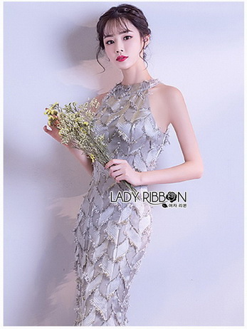 Silk Chiffon Lady Mermaid Dress