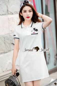 เดรสน่ารักๆ น่าใส่ด้วยทรงเดรสเชิ้ตโปโล