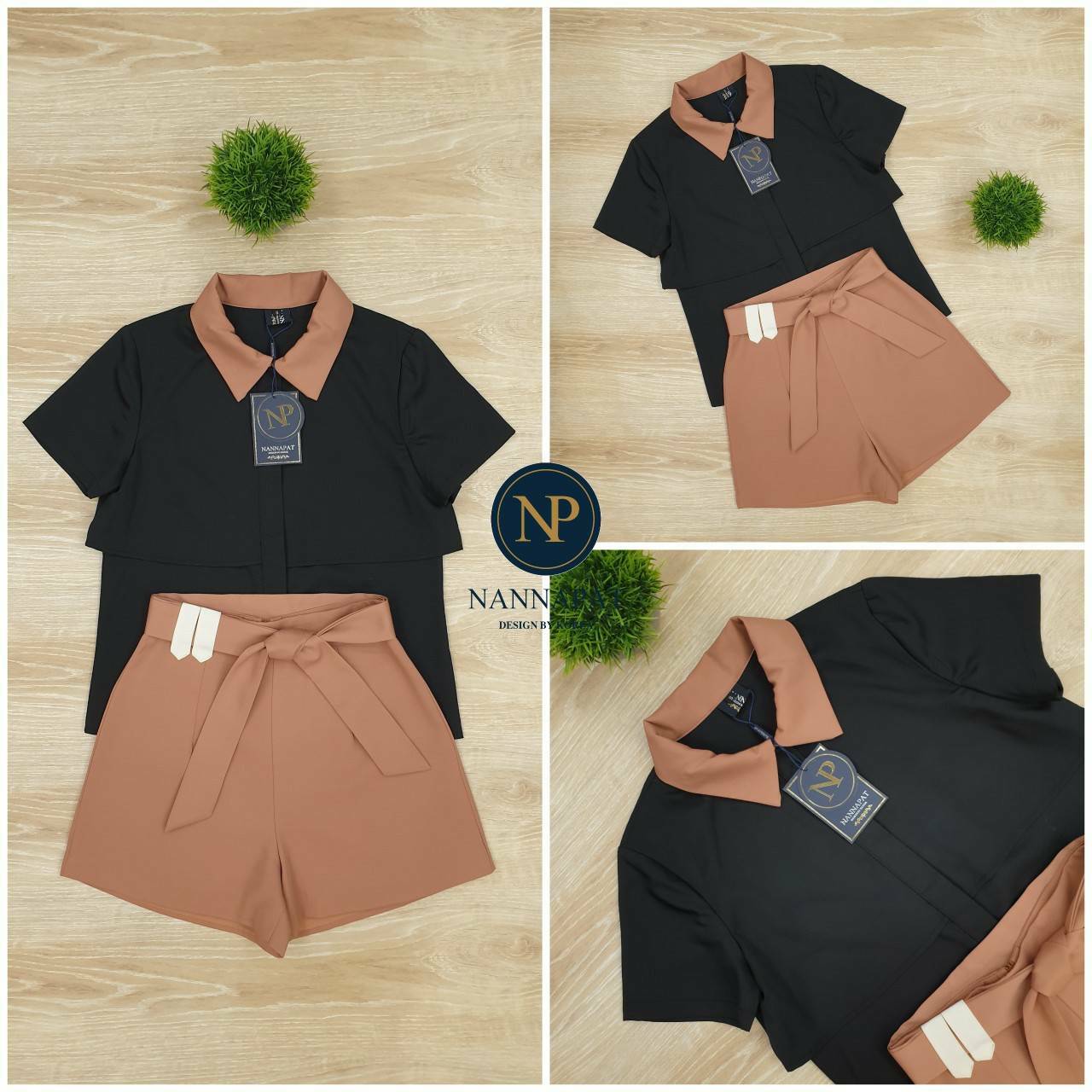 เสื้อคอปก กระดุมหน้า