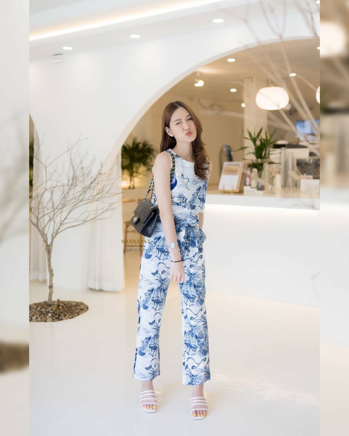 เสื้อซิปหลัง กางเกงทรงสวย