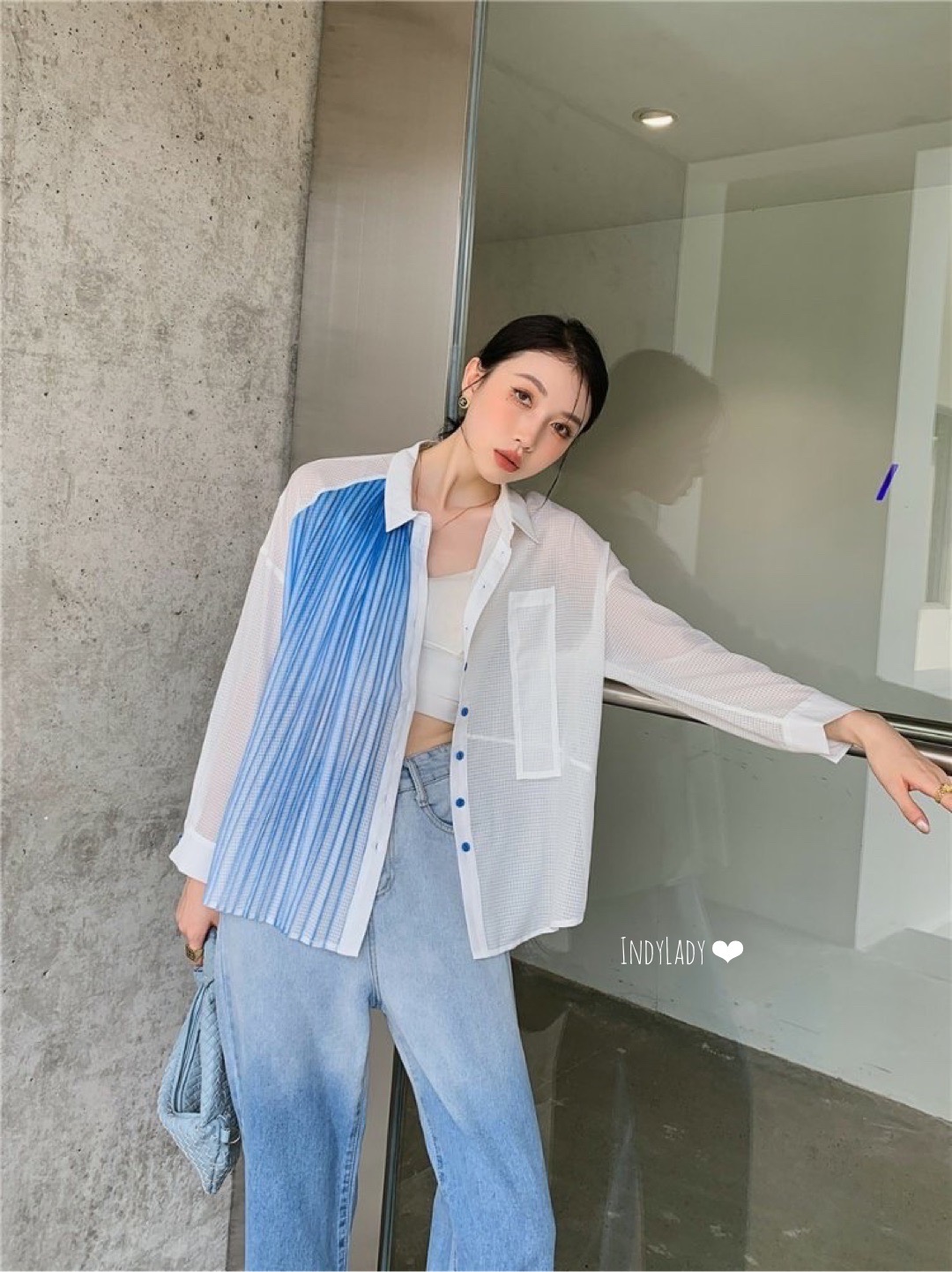 เสื้อเชิ้ต แขนยาวคอปก