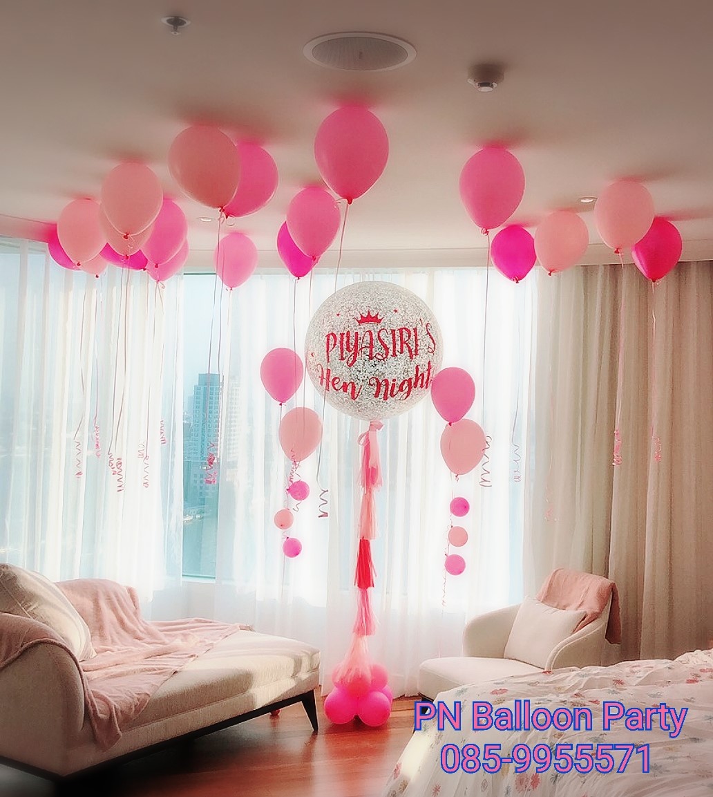 รีวิว ลูกโป่งโทนสีชมพูหว๊าน..หวาน..Pinky Balloon