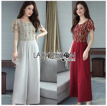 Lady Zara Summer Style Floral Printed Jumpsuit