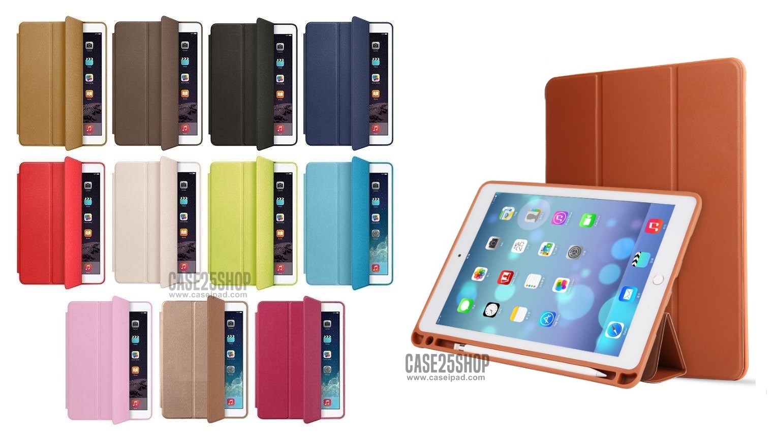 Smart Case (มีที่เก็บปากกา Apple Pencil) - เคส iPad 9.7" Gen 5/6 (2017/2018)