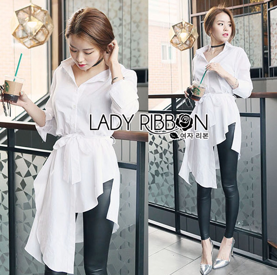 🎀 Ladyribbon's Made 🎀 Lady Joanna Chic Shirt Dress in White