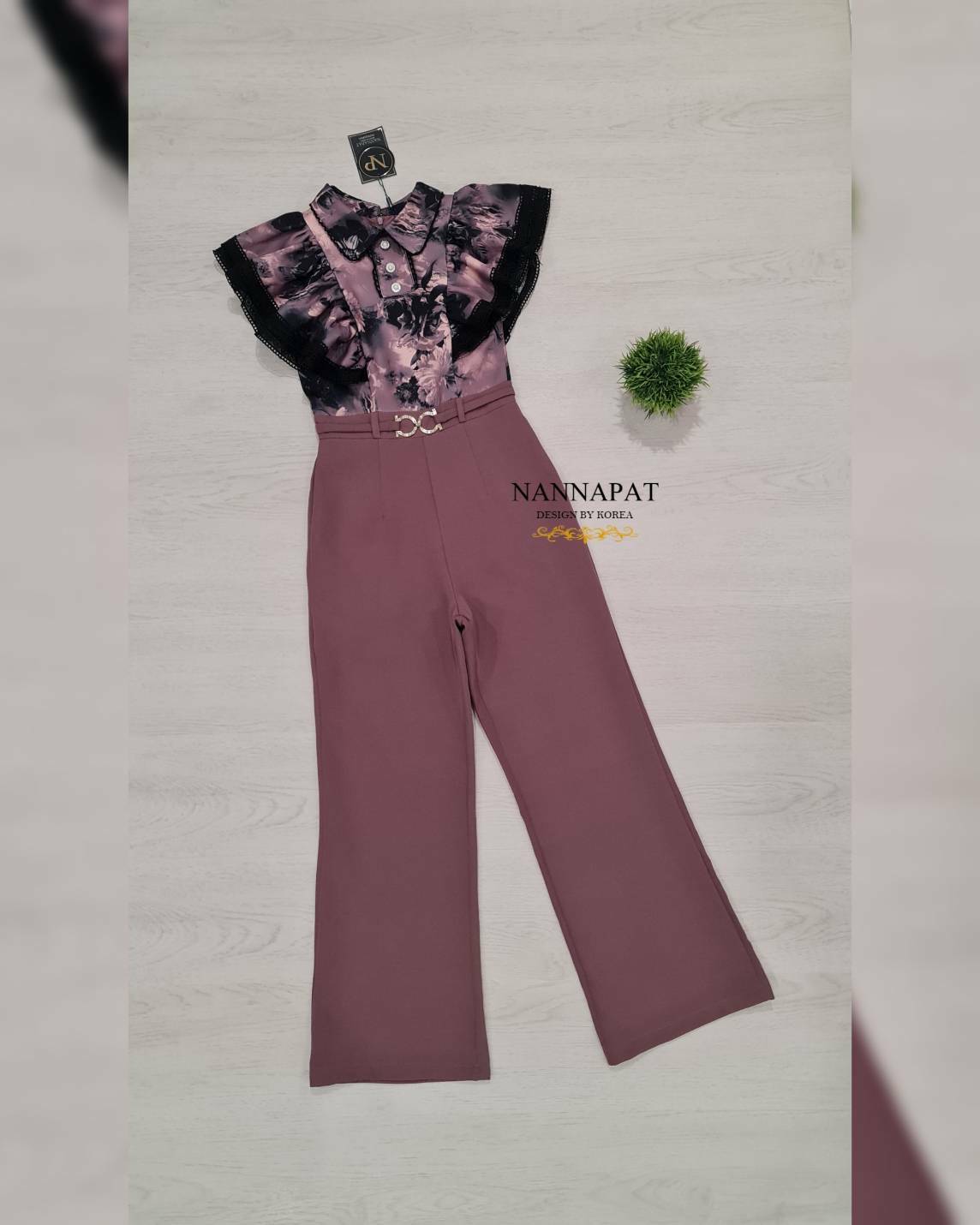 จั้มสูทผ้าหนานุ่มมีซับใน