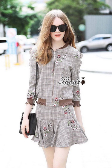เสื้อทรงแจ็คเก็ตลายสก็อต